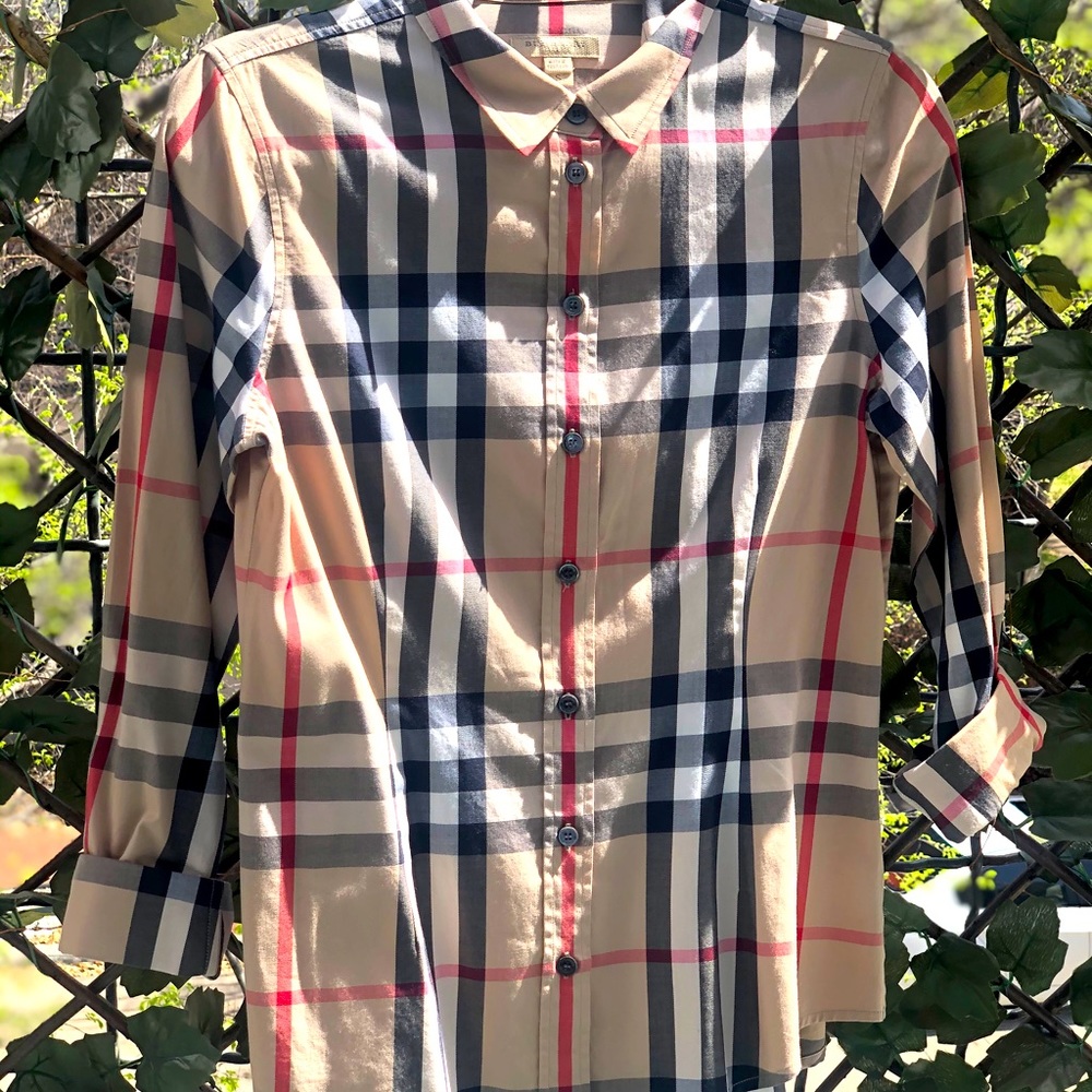 Burberry Button-Down Collared Shirt - image 1